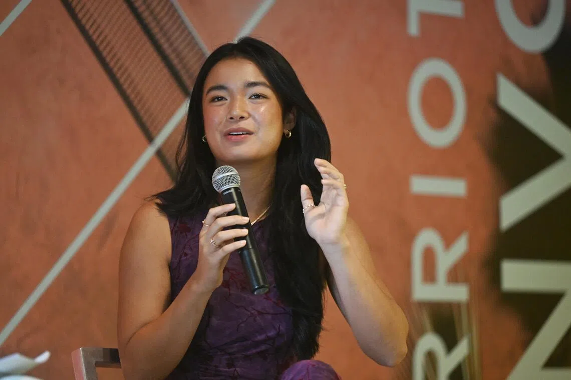 Filipino tennis star Eala sets sights on Singapore Open debut