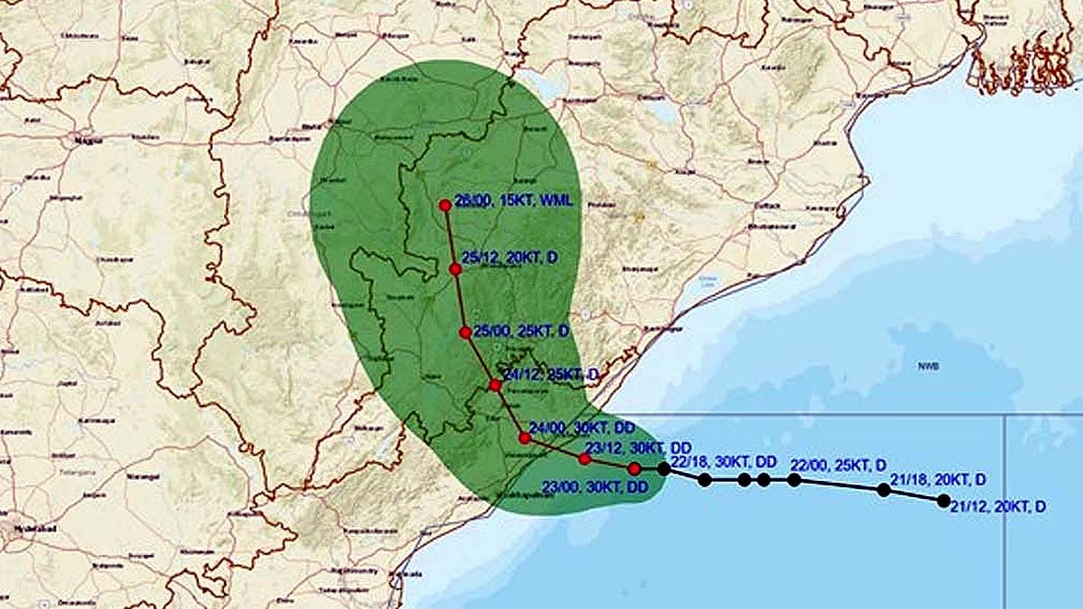 Deep Depression in Bay of Bengal Threatens Andhra Pradesh, Odisha Coasts