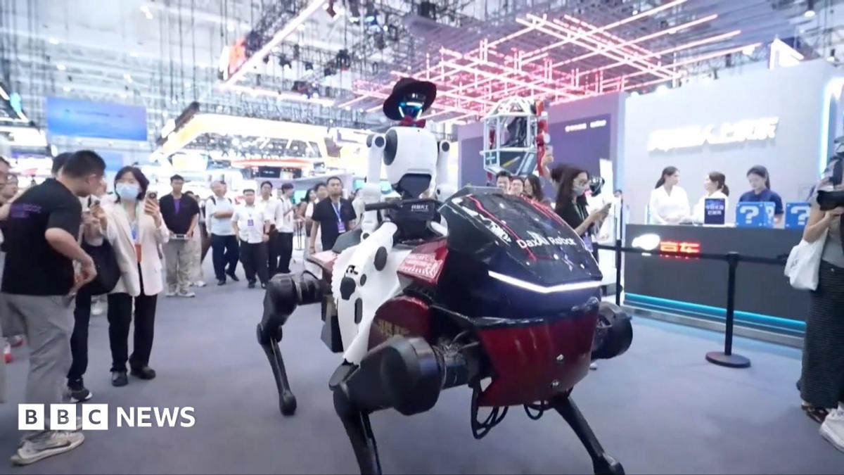 Robotic innovations take centre stage at Beijing tech conference