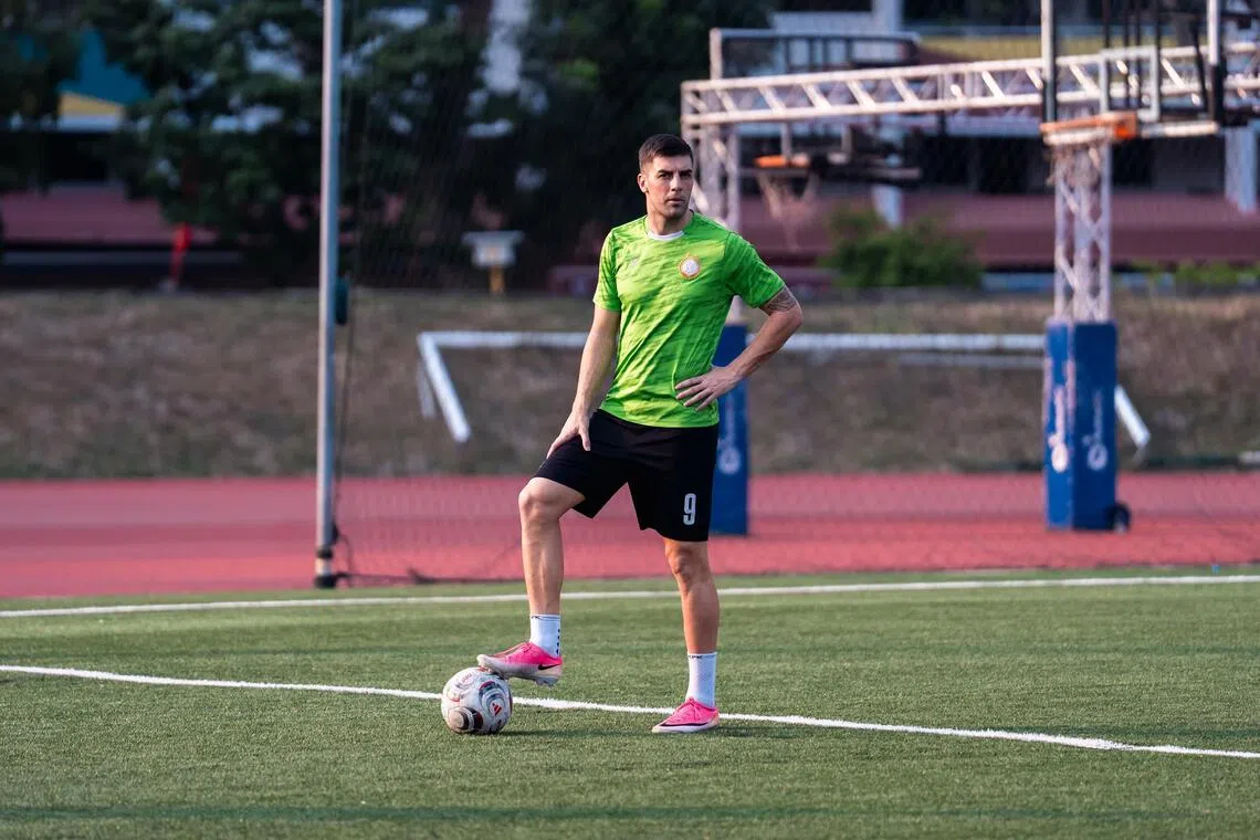 Racic returns to Geylang seeking to rediscover scoring form