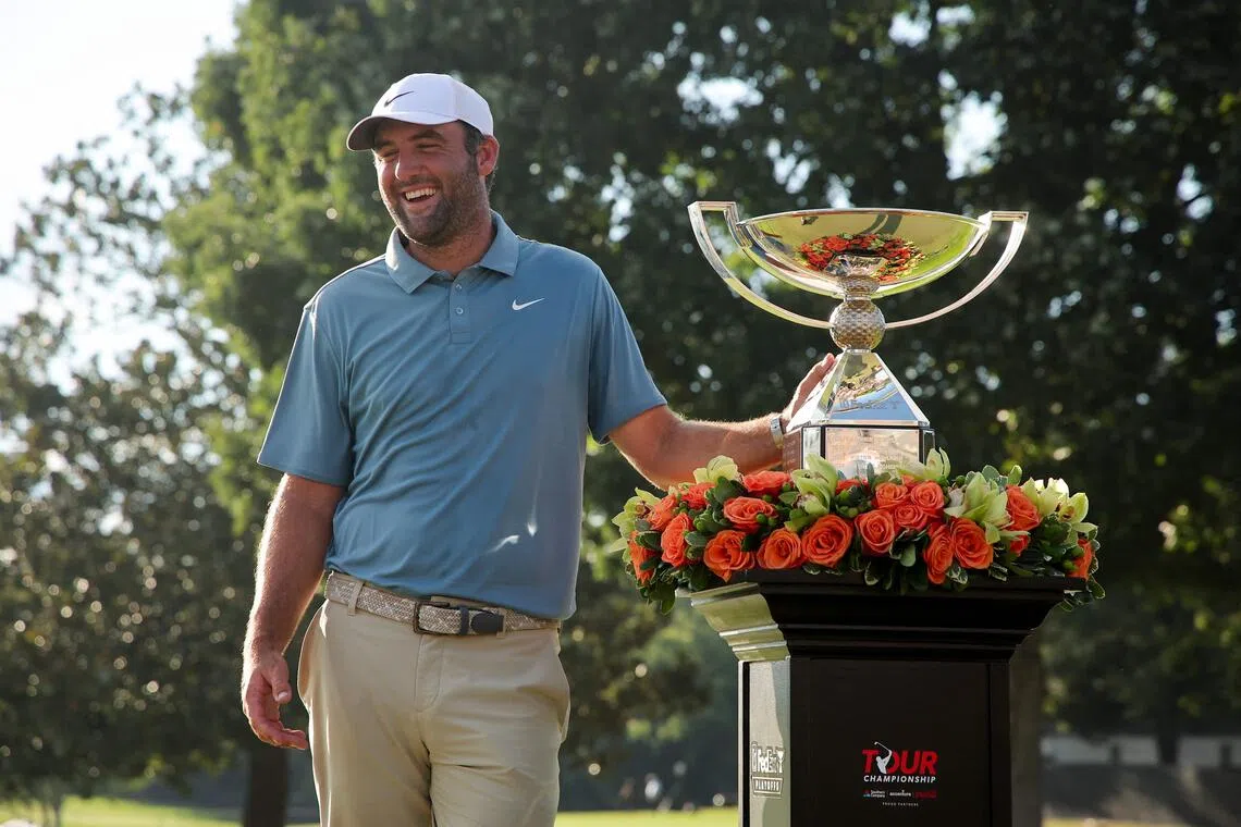 Scheffler wins second FedEx Cup, surpasses Woods on earnings list