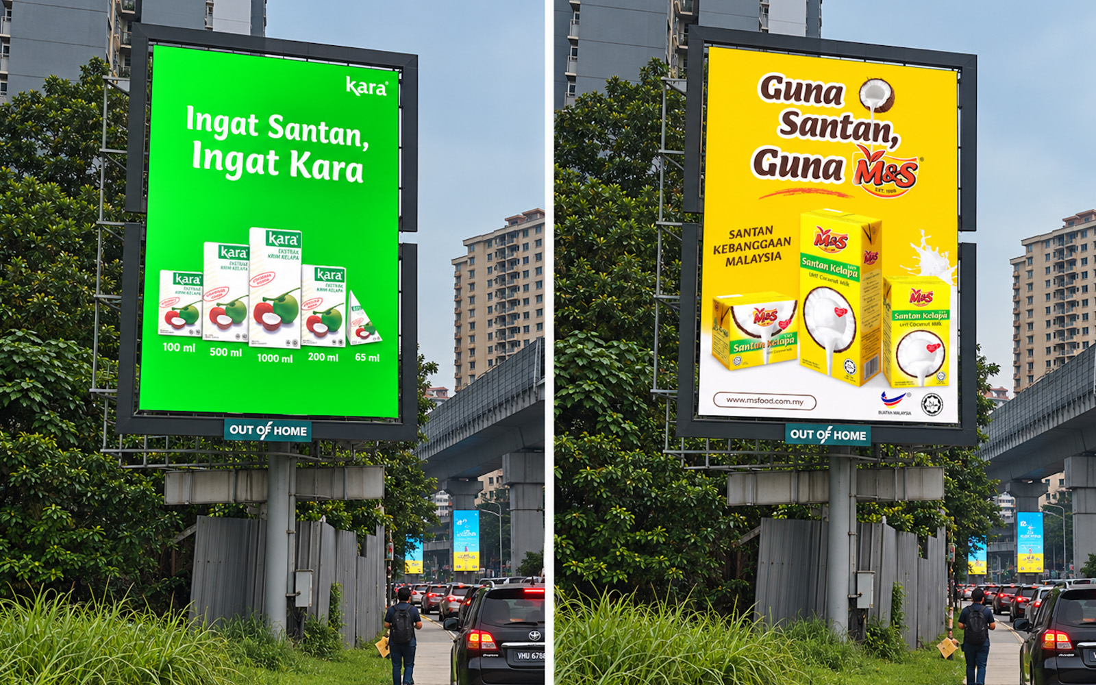 M&S Food stirs up coconut milk debate with cheeky billboard campaign