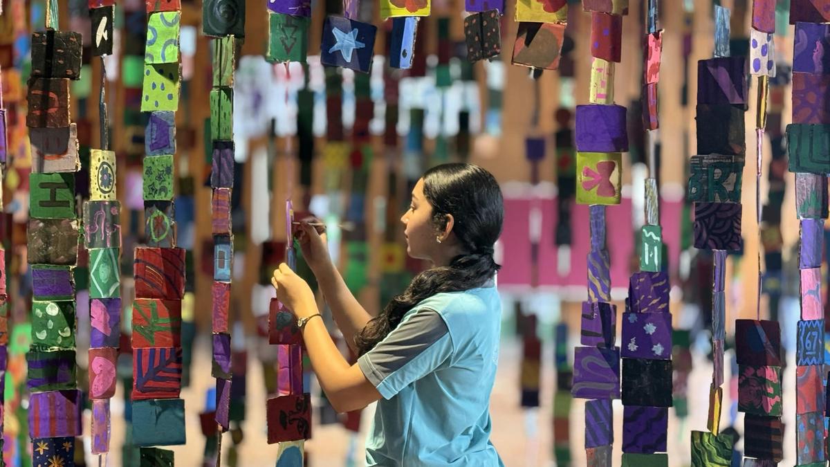 Art biennale engages young minds on future challenges across India
