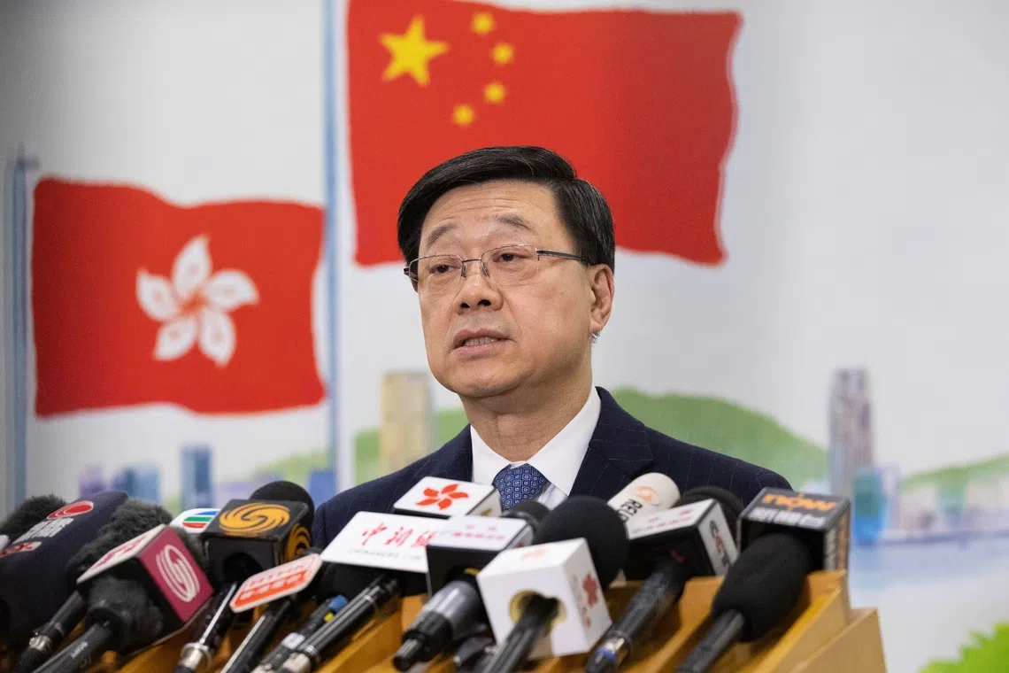 Hong Kong's Lee to unveil five-year plan despite uncertain political future