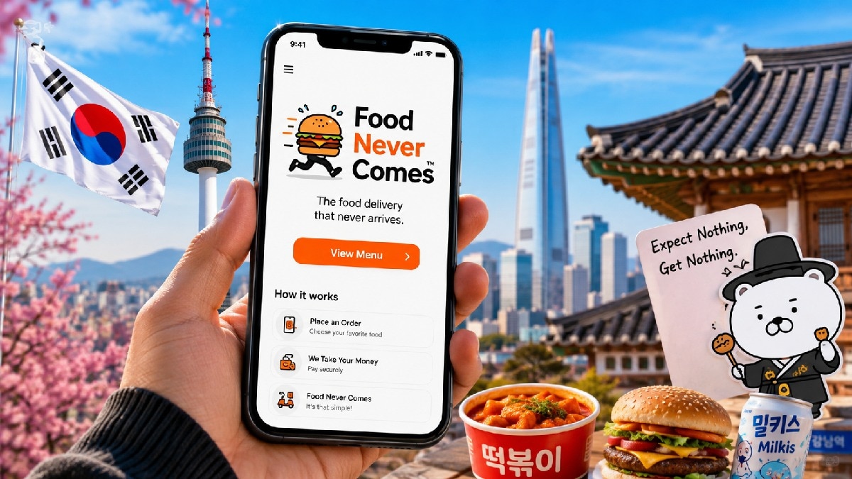 South Korean App Offers Free Food Orders, Sparks Viral Curiosity