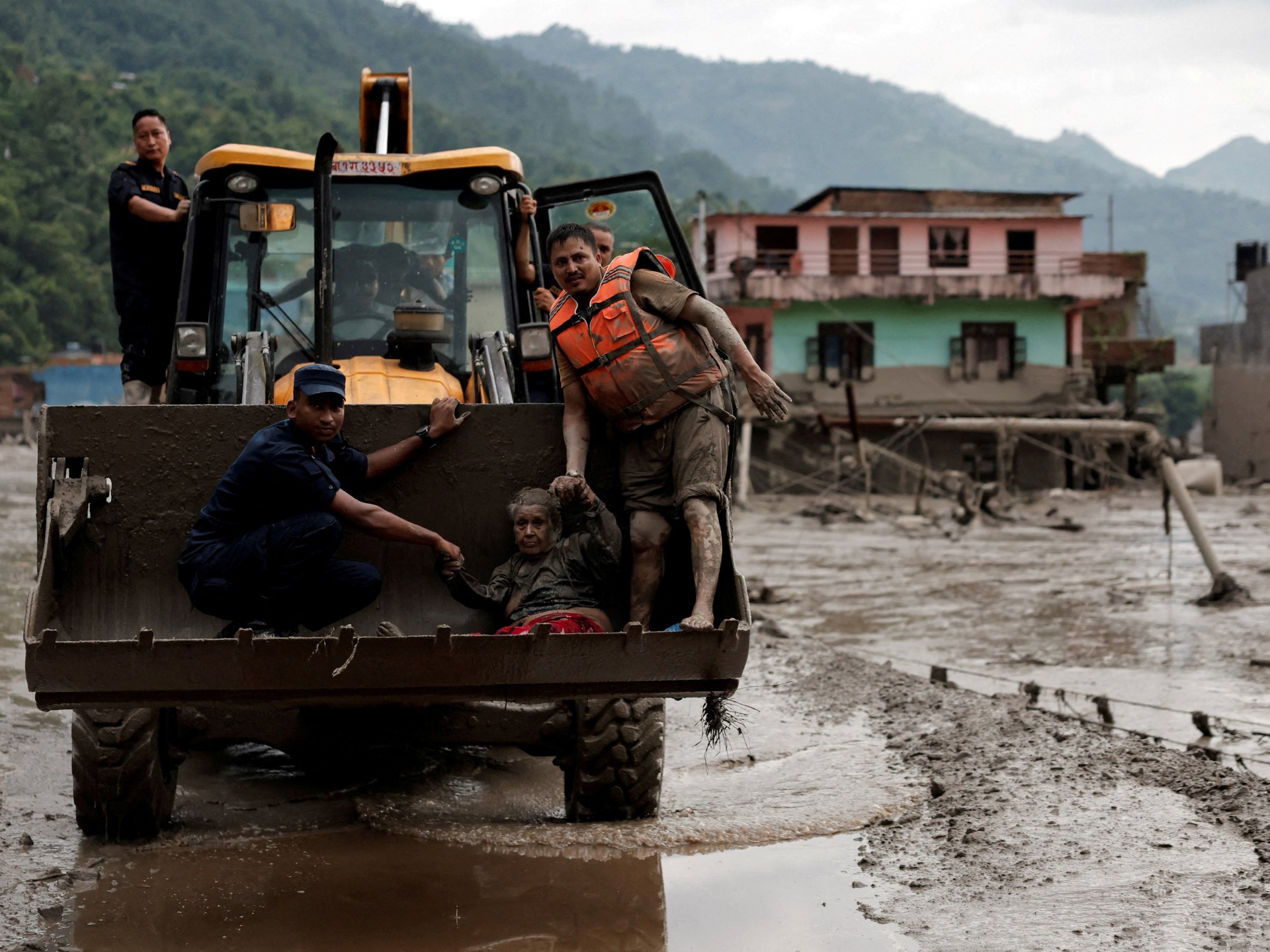 Glacier collapse triggers deadly floods on Nepal-Tibet border