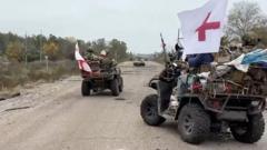 Residents flee Russian-held Oleshky as evacuation corridor established