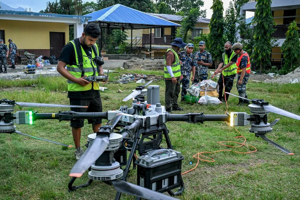 Nepal trials drone delivery for disaster relief operations