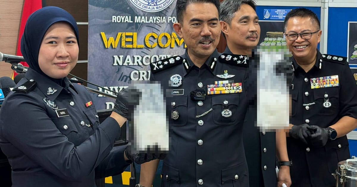 Polis Sita 191kg Dadah Bernilai RM17.2 Juta di Sarawak