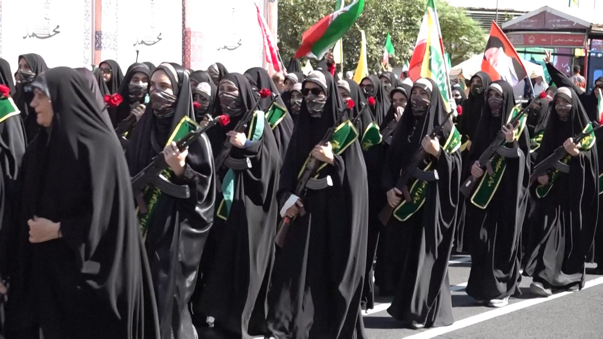 Iran displays military hardware during massive Tehran mobilisation rally