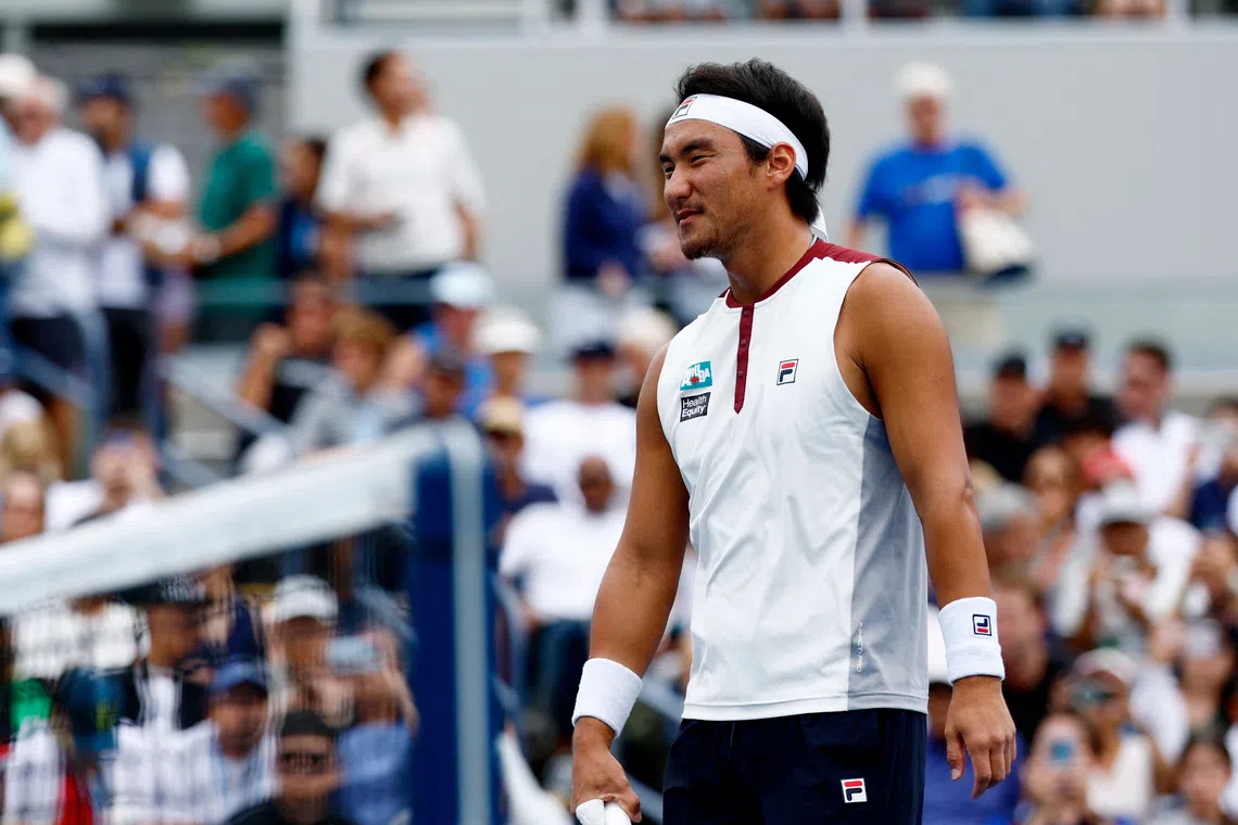 Lucky loser Bu upsets Spanish seed Jodar in rain-delayed US Open opener