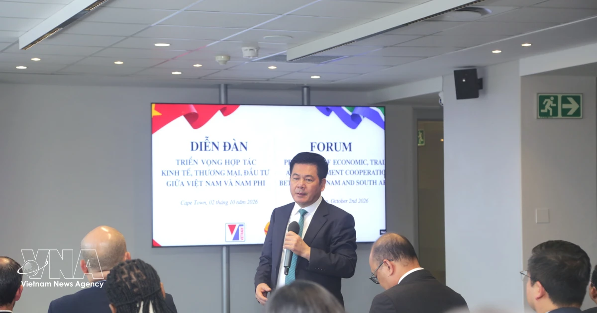 Việt Nam và Nam Phi tìm cách khai thác tiềm năng kinh tế chung