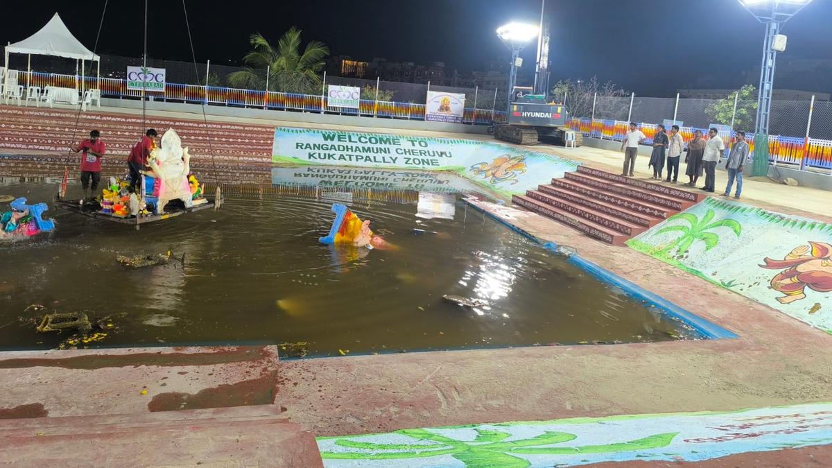 Over 81,000 Ganesh idols immersed in Cyberabad during six-day festival