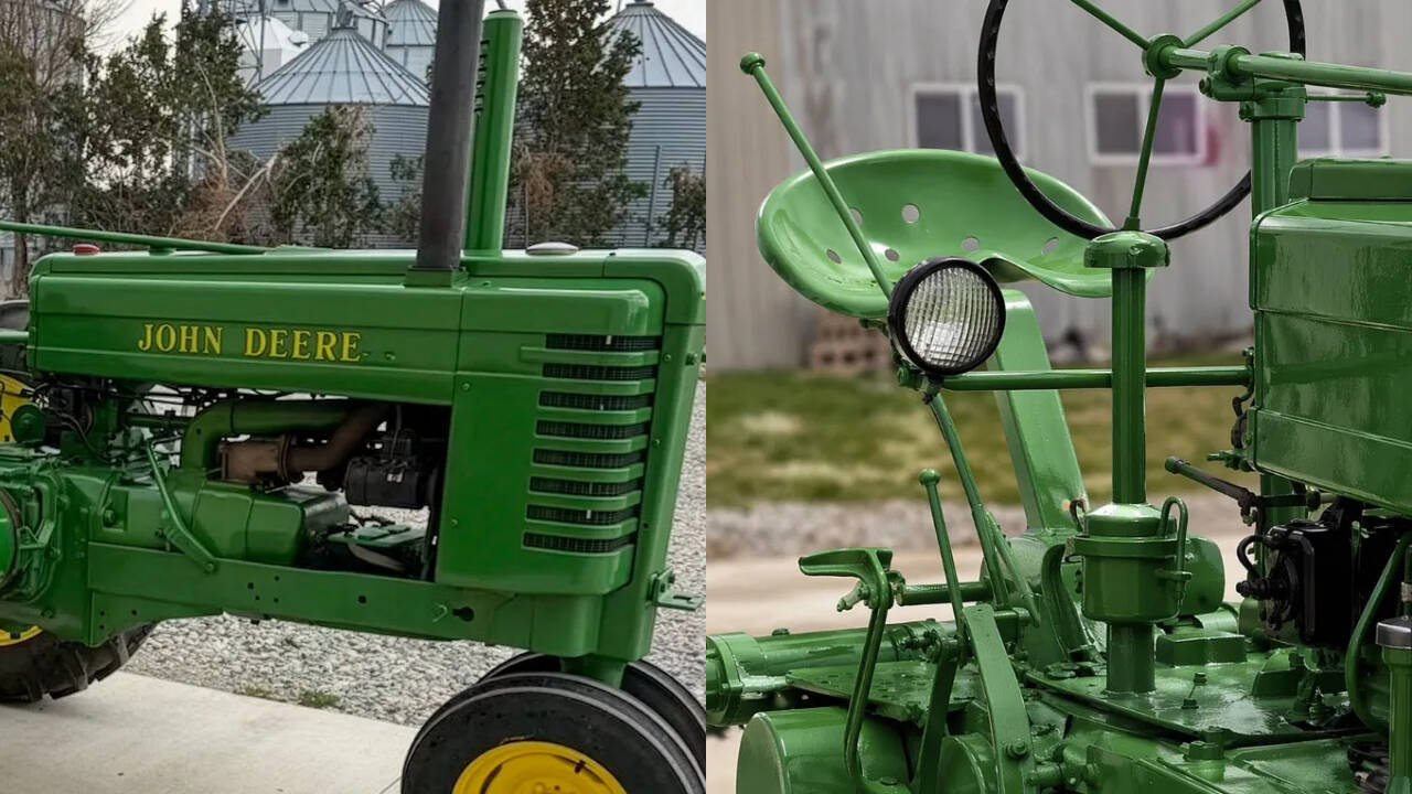 American farmer brings father's vintage 1946 John Deere back to life