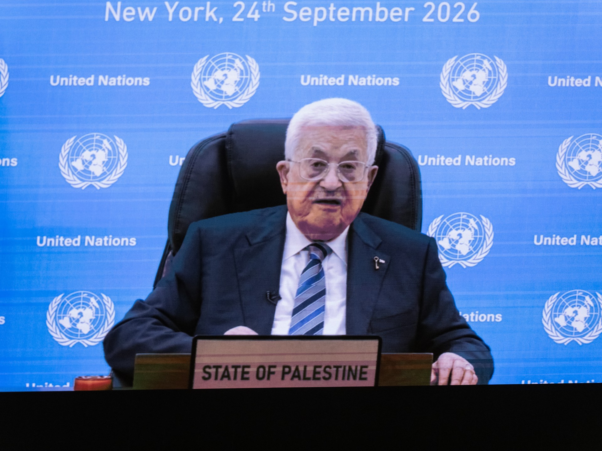 Abbas warns Israeli policies endanger Palestinian survival at UN