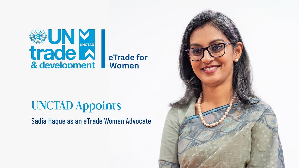 Bangladeshi Sadia Haque named UN advocate for women in digital trade