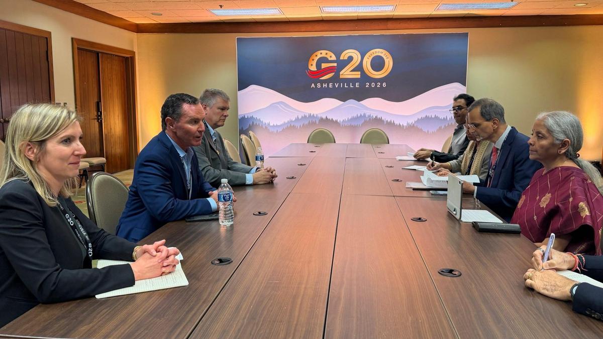 Sitharaman heads to Asheville for G-20 finance ministers summit