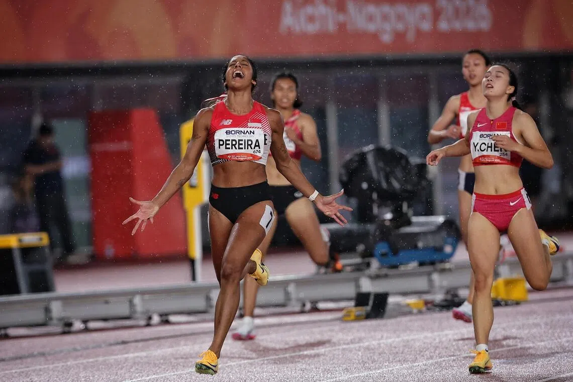 Singapore sprinter Shanti Pereira continues stellar rise in global athletics