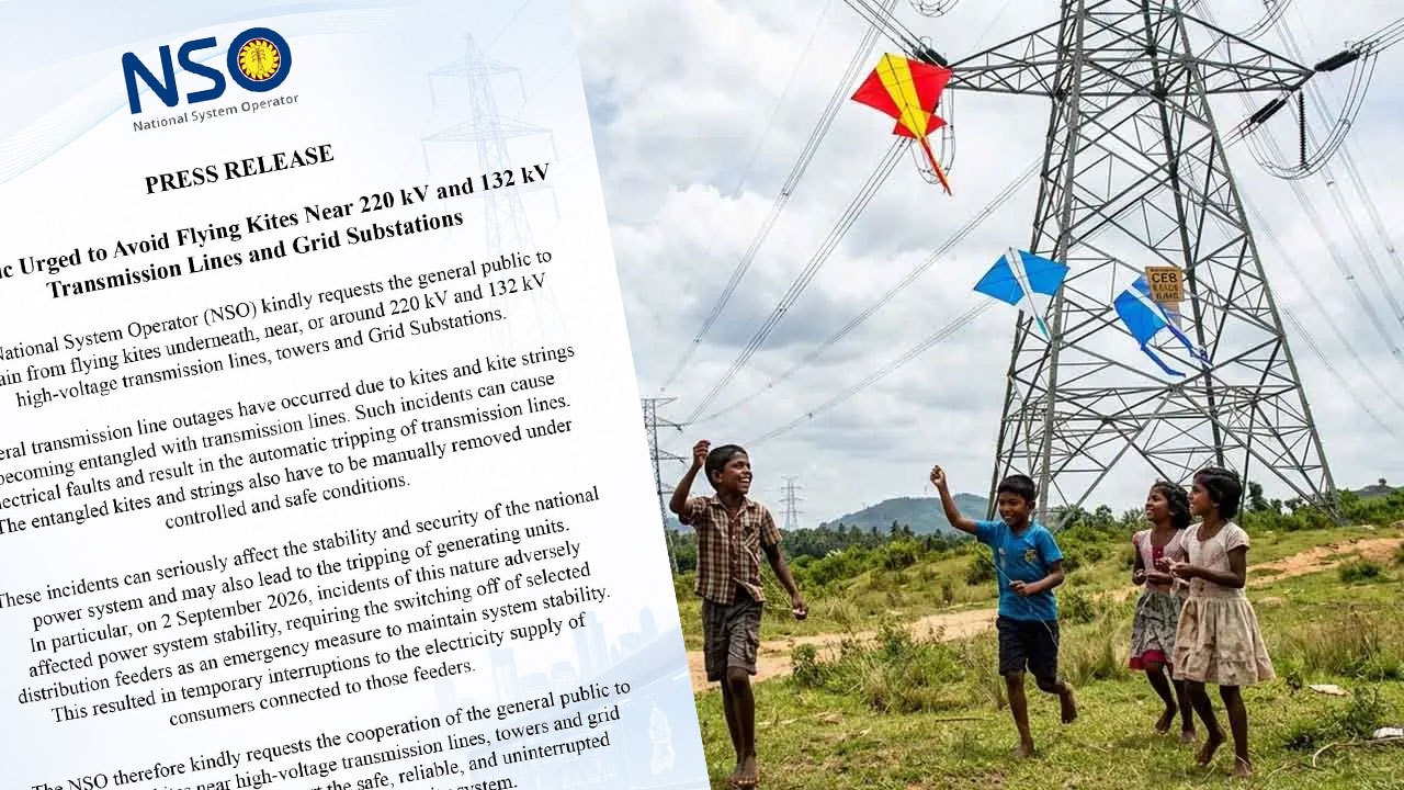 NSO warns public to keep kites away from power infrastructure