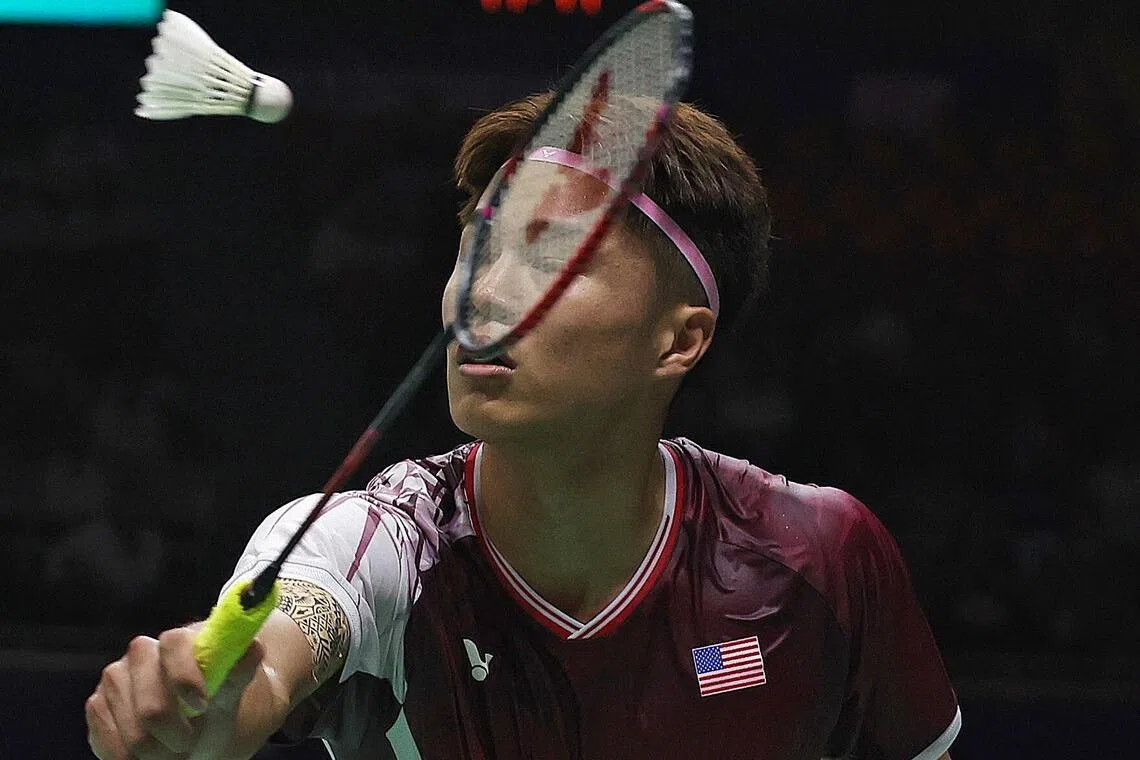 American teenager Tan upsets higher-ranked Sen at badminton worlds