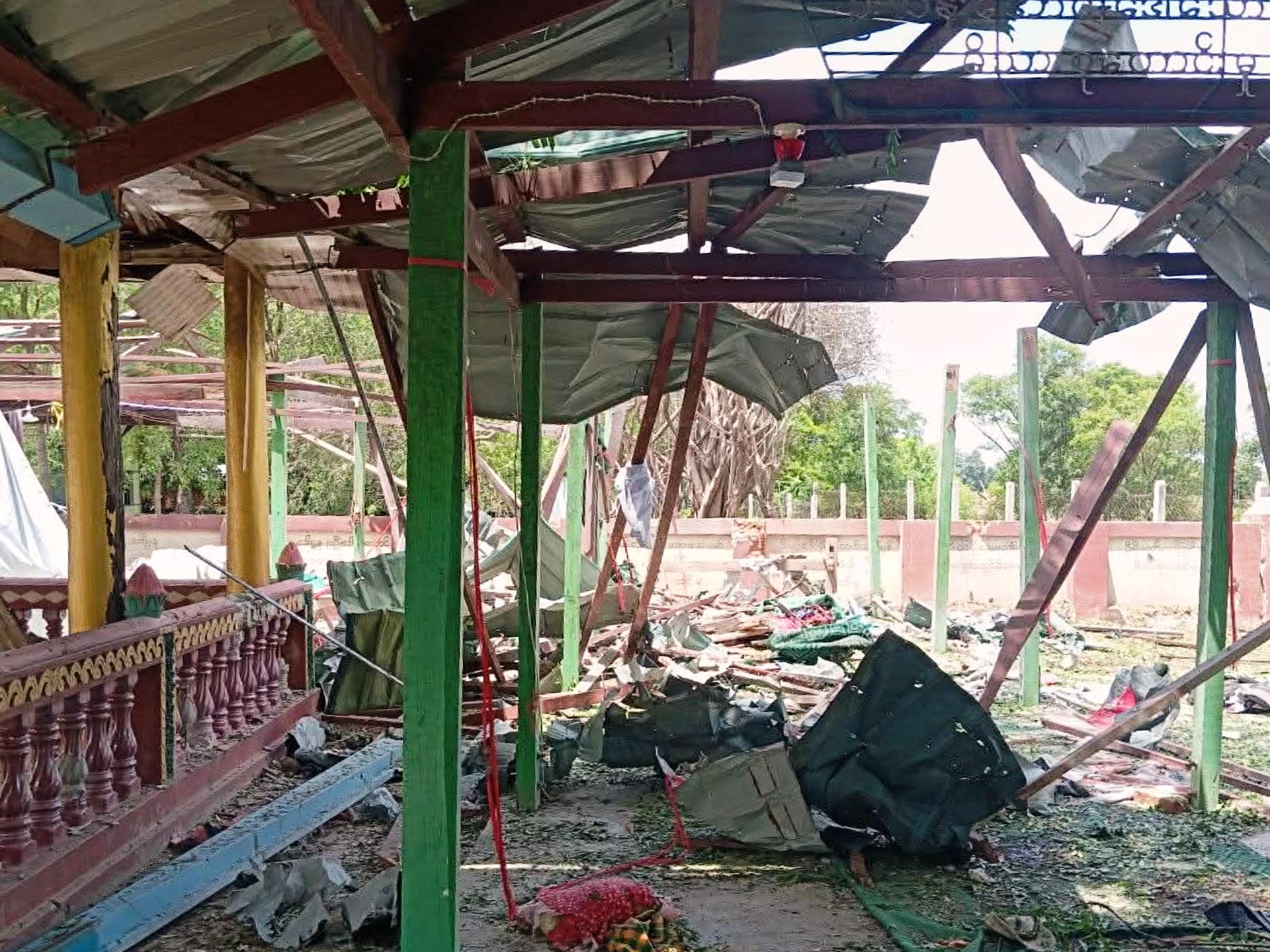 Air strikes on Myanmar monastery kill at least 14, opposition says