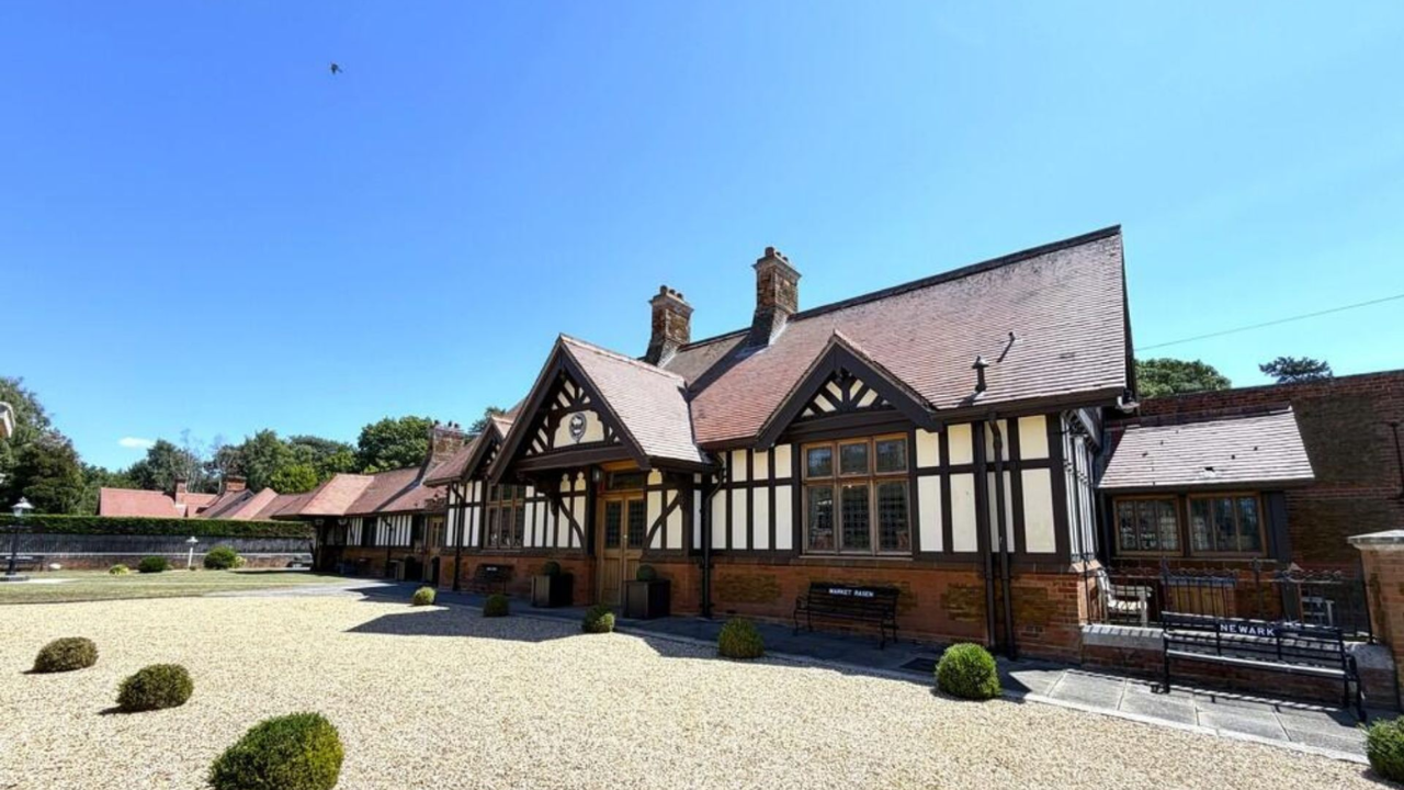 Historic British royal railway station converted to home, on sale for £1.25m