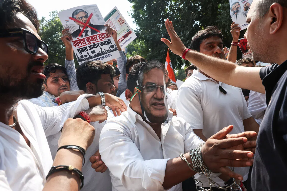 India's opposition alliance to protest over voter roll concerns