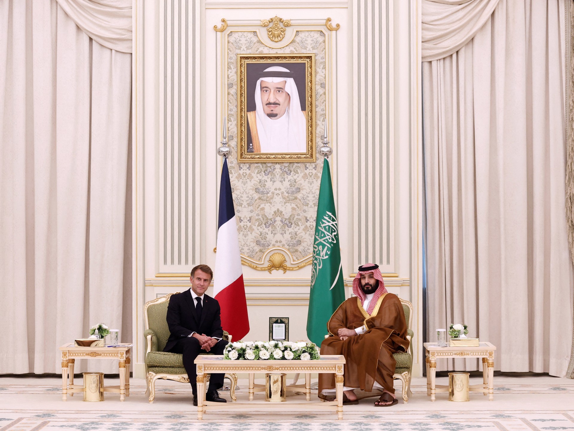 Macron makes unannounced Saudi Arabia visit amid energy talks