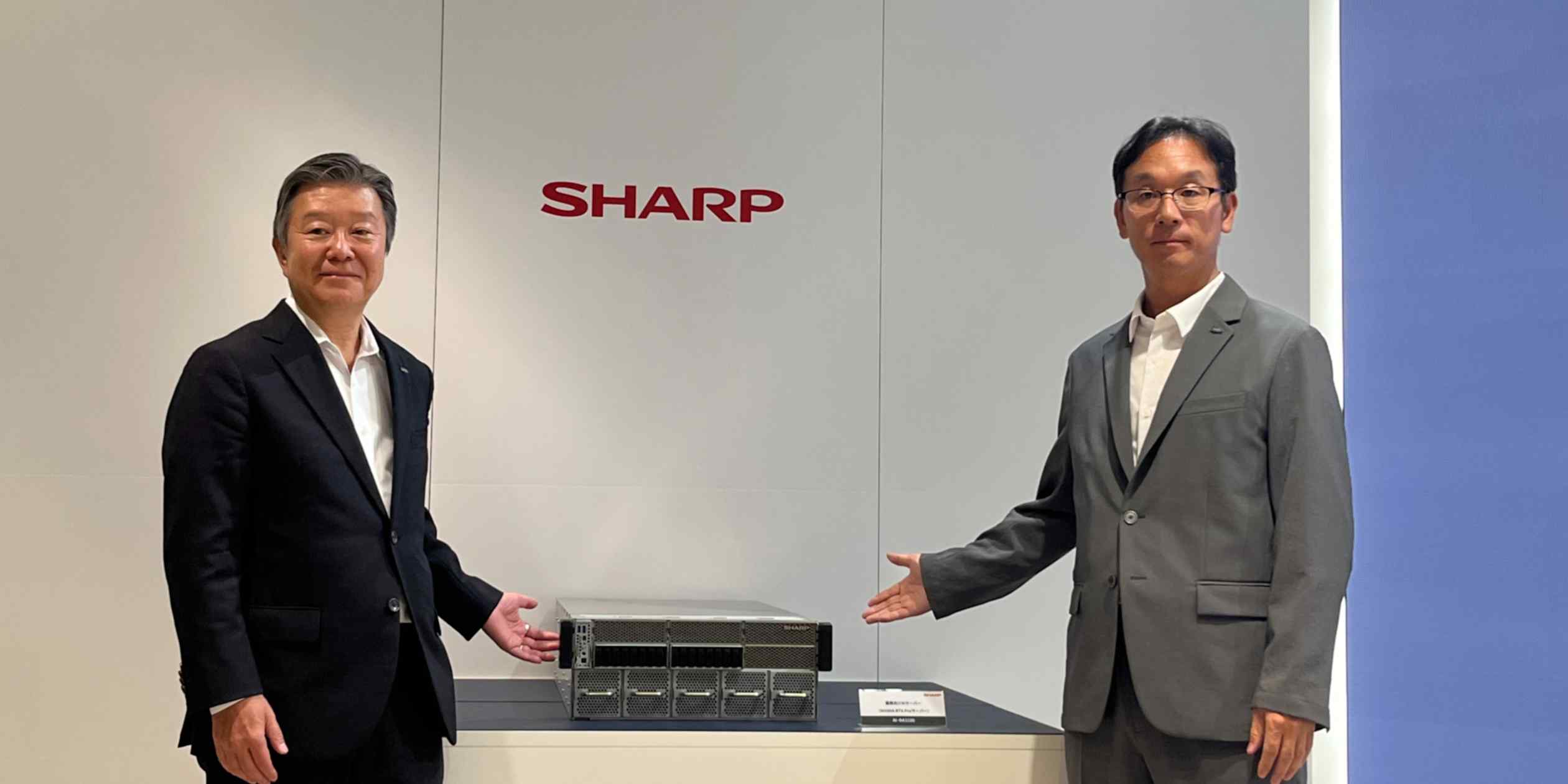 Sharp begins accepting orders for artificial intelligence server units