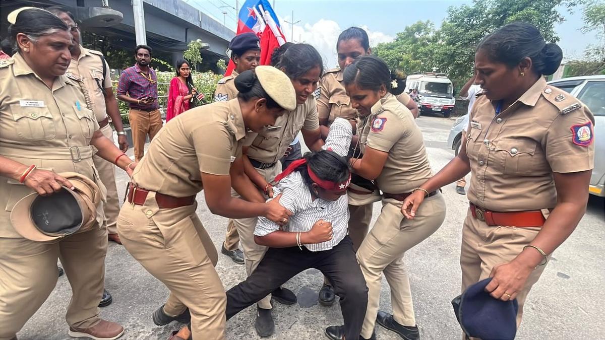 Over 100 student activists arrested during anti-CEC protest in Chennai