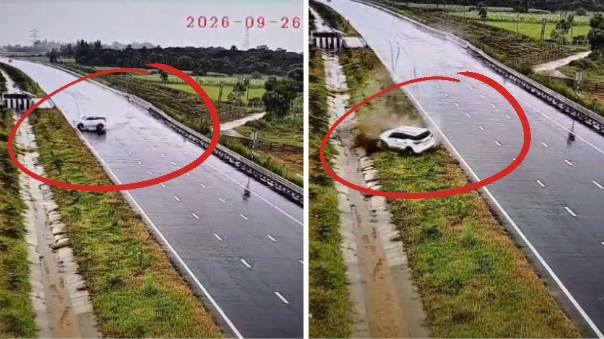 गंगा एक्सप्रेसवे पर भाजपा विधायक की गाड़ी का टायर फटा, दुर्घटना में दो घायल