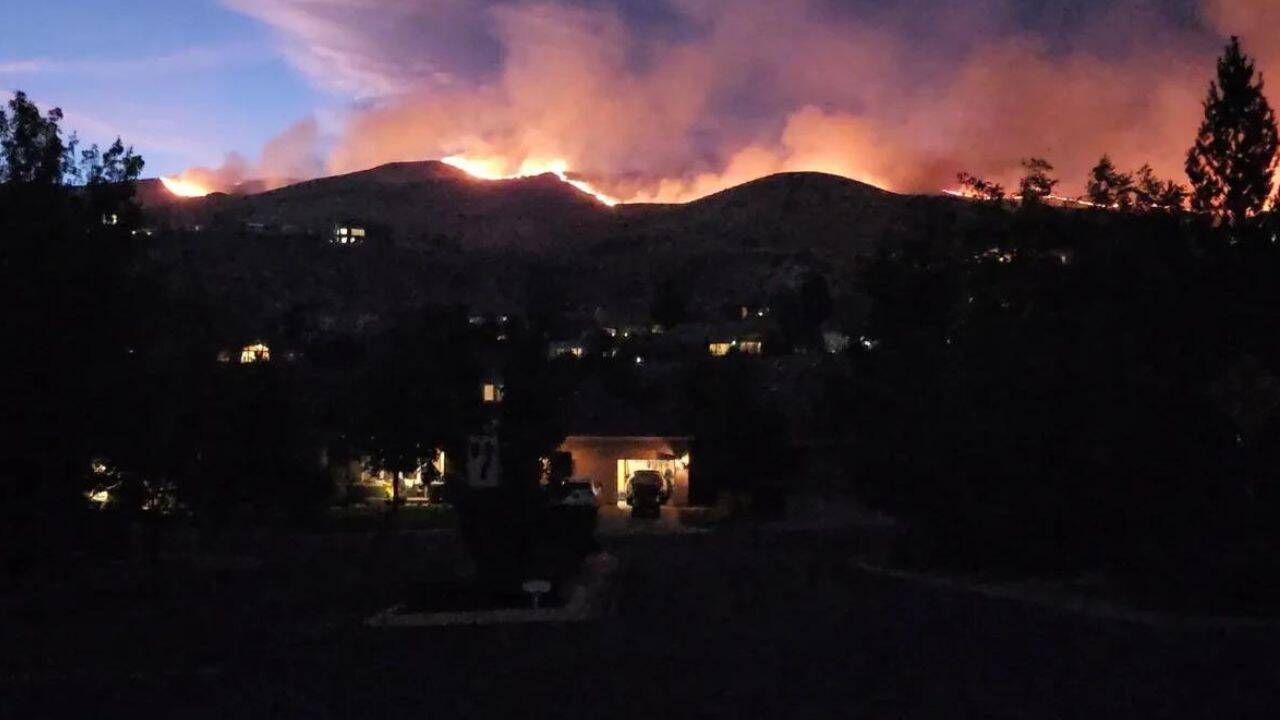 Nevada wildfire forces 90,000 to evacuate as emergency declared