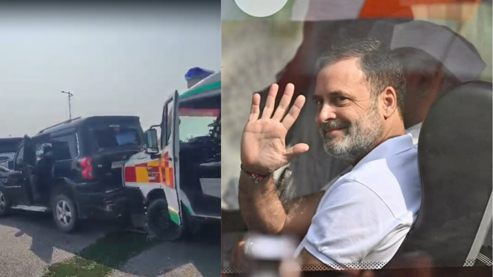 Rahul Gandhi's convoy vehicles collide on UP expressway; Congress leader unhurt