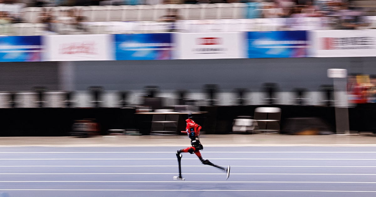 Humanoid robots compete in first-ever global games event