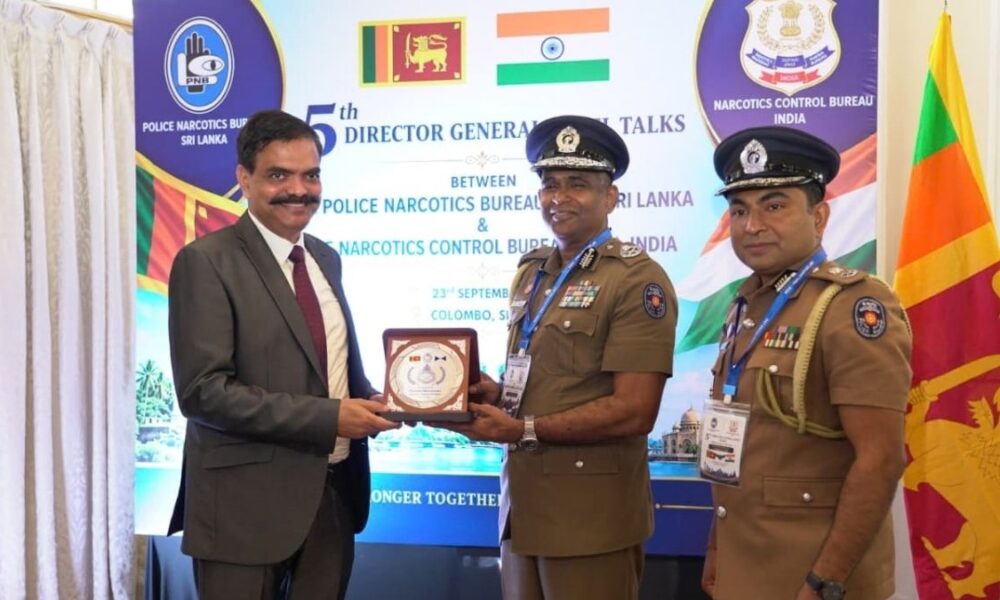 India, Sri Lanka hold high-level talks on narcotics control cooperation