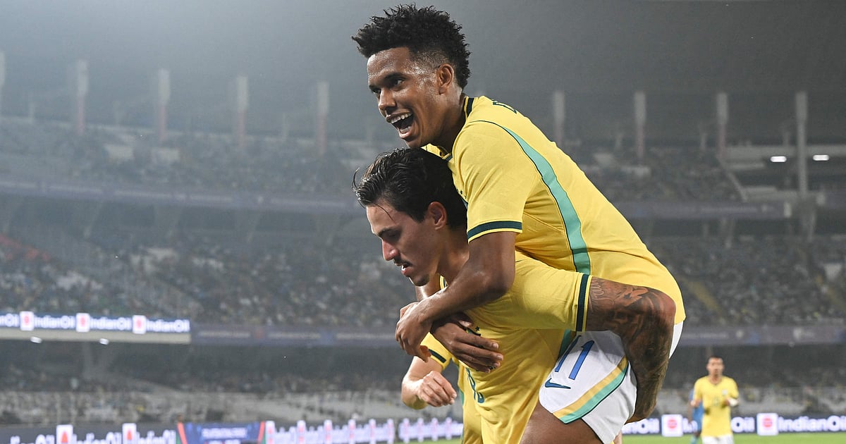 কলকাতায় বন্ধুত্বপূর্ণ ম্যাচে ব্রাজিল ভারতকে ৪-০ গোলে পরাজিত করেছে