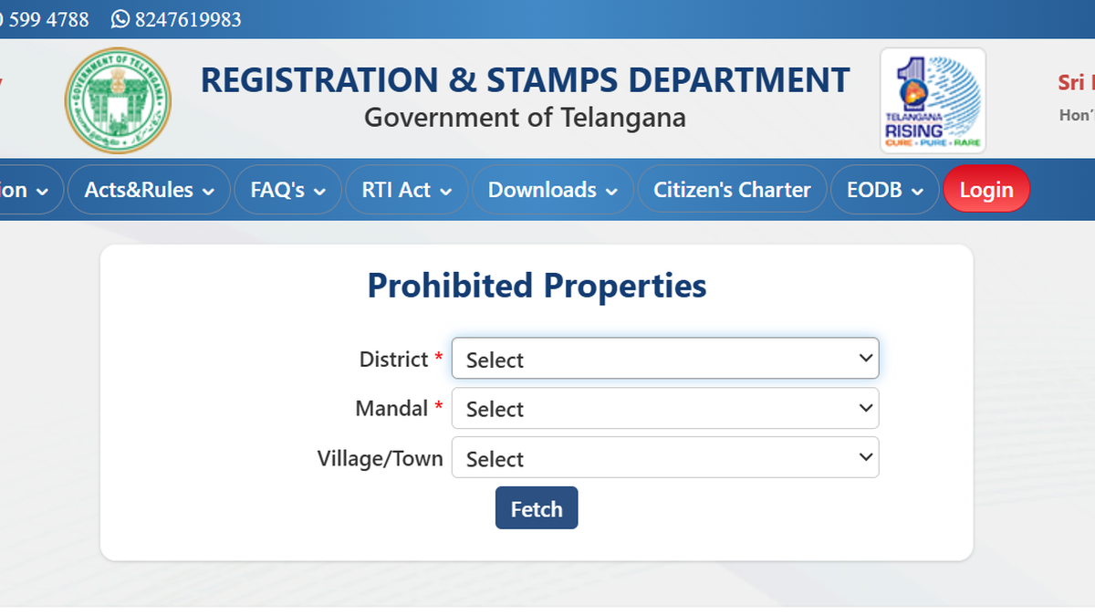 Telangana property owners struggle to navigate online prohibited list