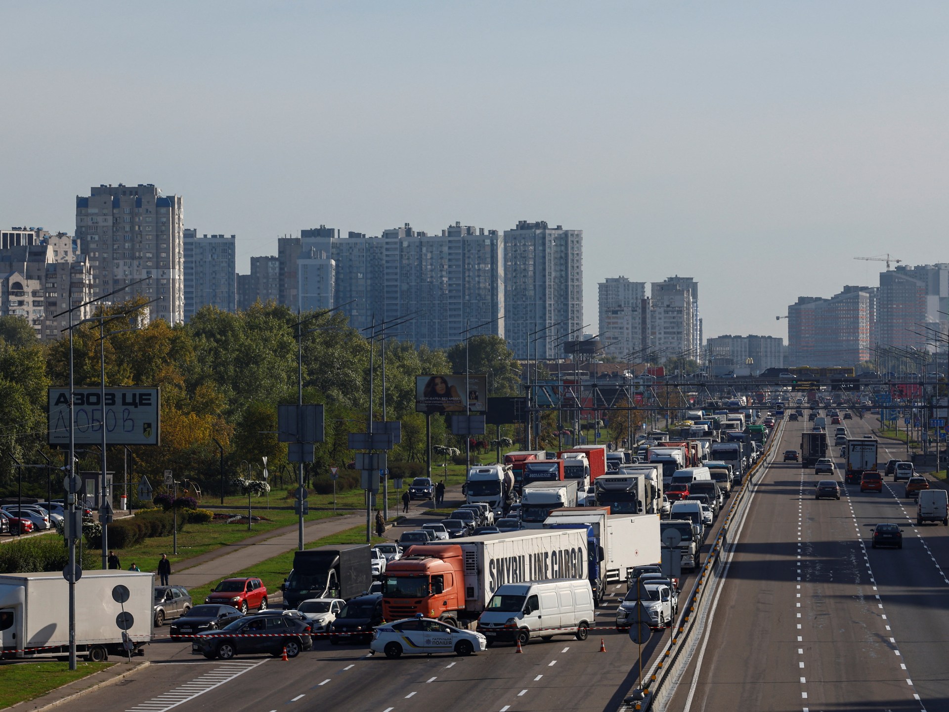 Ukraine pushes for stricter sanctions as Russian drone strikes paralyze Kyiv