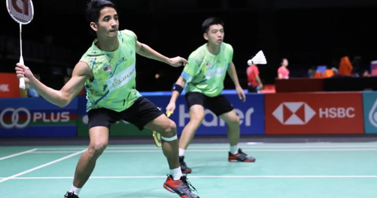Pasangan Malaysia Azriyn-Wee Kiong Terkejut Kalahkan Duo Indonesia Terkemuka