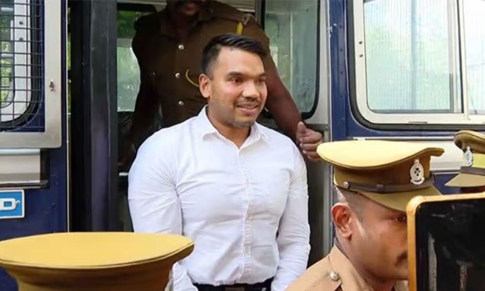 Anti-corruption officials question Namal Rajapaksa in prison