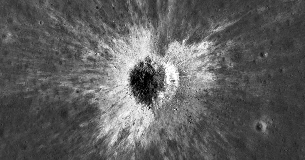 NASA identifies rare lunar crater formed in century-long span