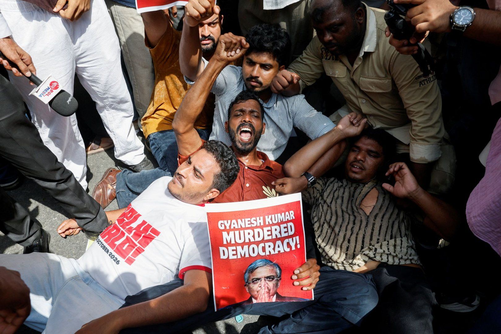 Delhi tightens security as opposition party mobilizes mass protest