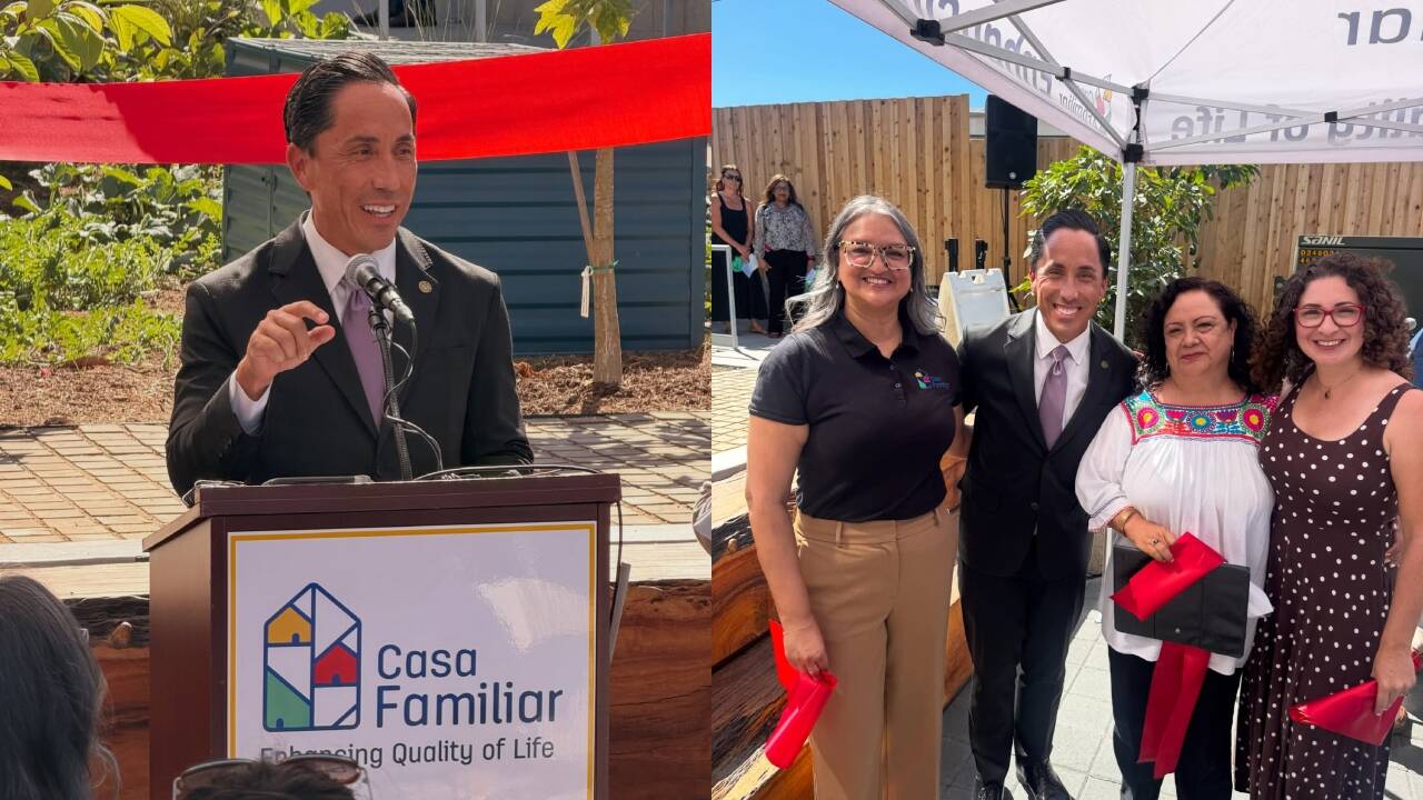 California transforms vacant lot into community climate refuge center