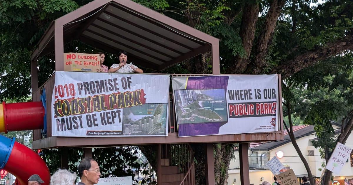Penduduk Tanjung Bungah desak jawapan atas cadangan taman Sore Thumb