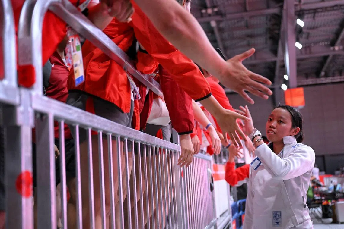 Singapore fencer Kiria Tikanah wins silver in women's epee at Asian Games