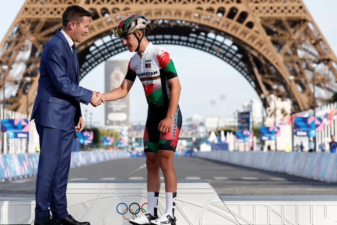 Afghan cyclist Hashimi defies odds to compete at Asian Games