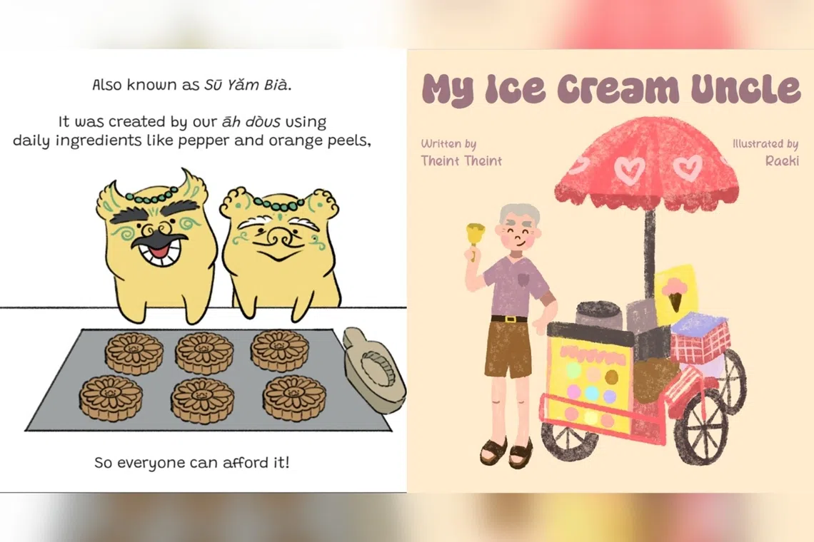 Free children's books celebrate Singapore's culinary heritage and street vendors
