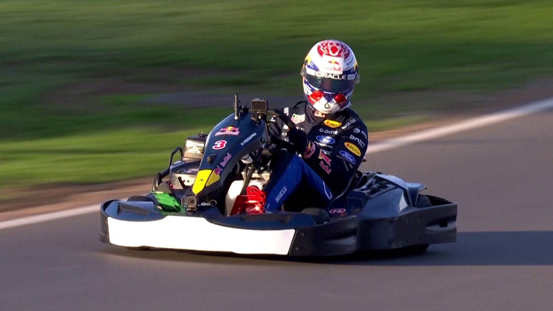 Verstappen dominates Silverstone go-kart competition against 100 rivals
