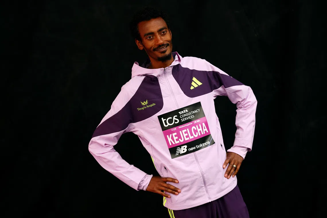 Ethiopian runner Kejelcha breaks half marathon world record in Buenos Aires
