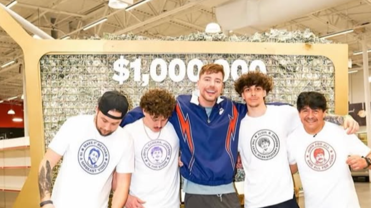 MrBeast sets YouTube record with $1 million grocery store challenge video